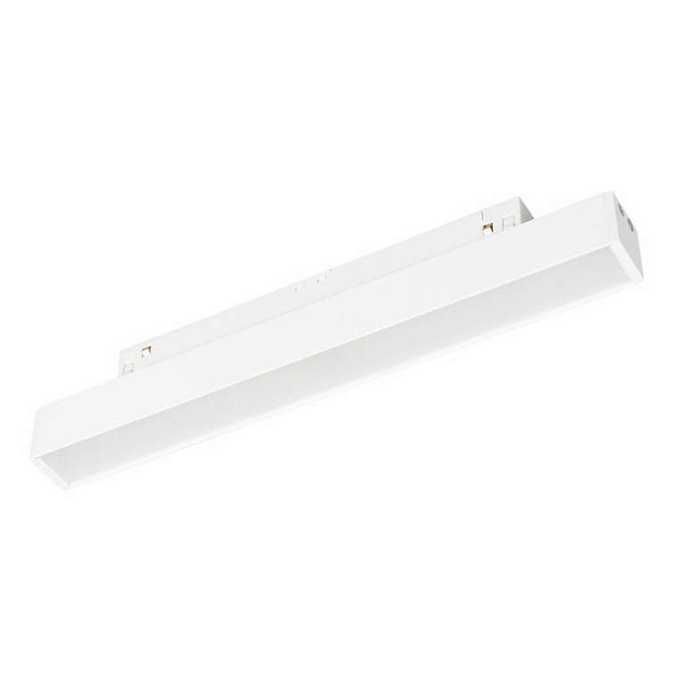 Трековый магнитный светильник Arlight MAG-ORIENT-FLAT-L235-8W Warm2700 (WH, 100 deg, 48V) 055985