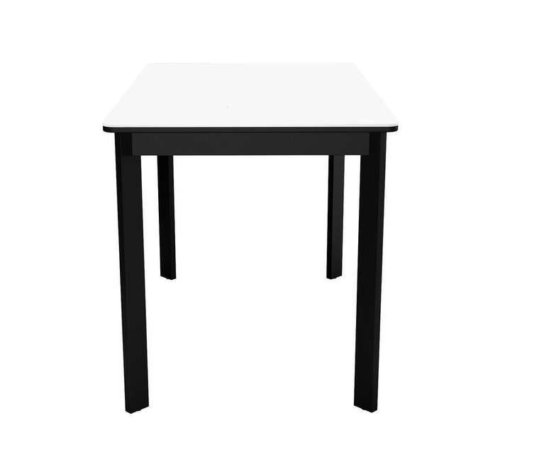Раздвижной обеденный стол DikLine LK90 черно-белого цвета