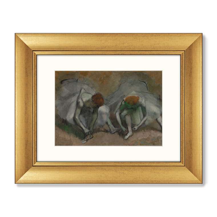 Набор из 2-х репродукций картин в раме Перед занятиями, 1895г.