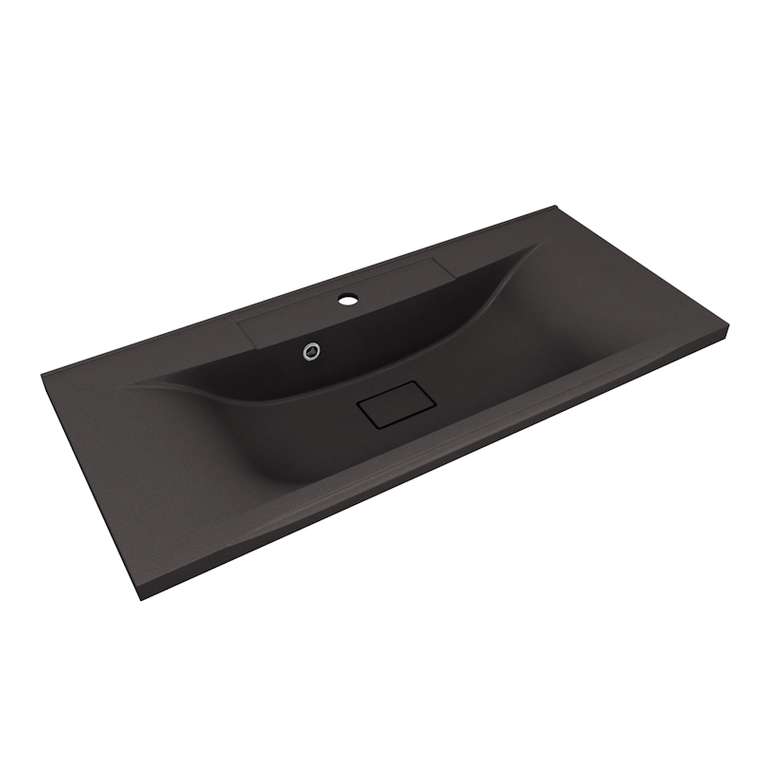 Раковина Florentina Прима 100 см 10.010.01000.302, антрацит