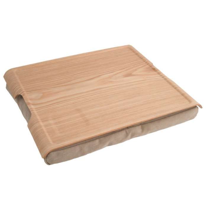 Подставка с деревянным подносом Bosign laptray дерево-песчаная