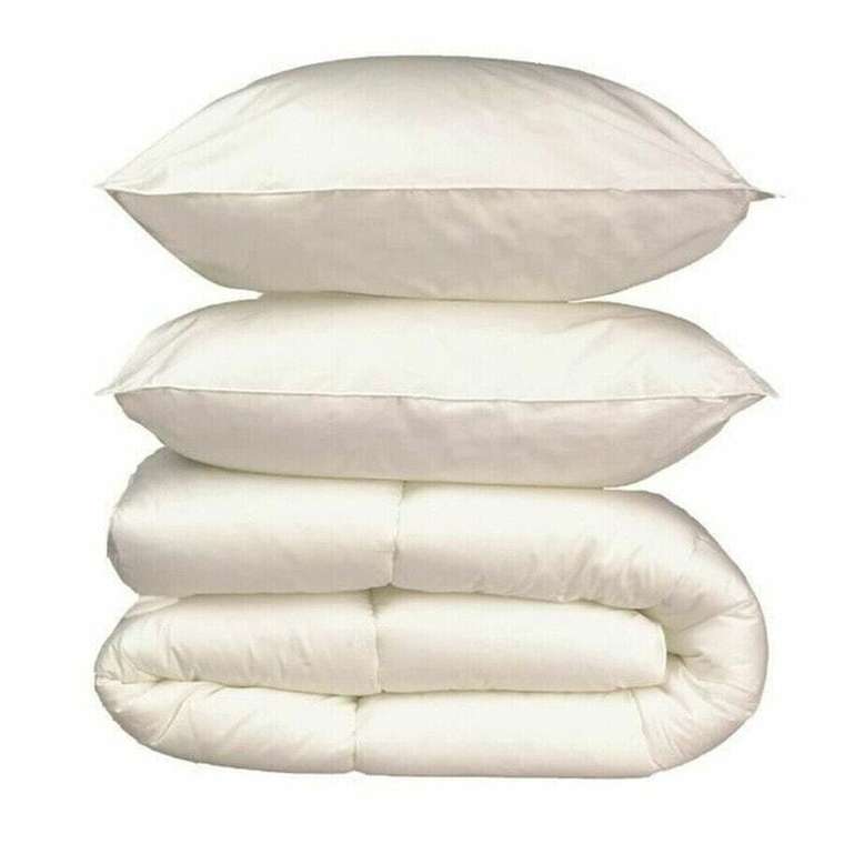 гагачий пух 240 x 260 cm Белый 400 g /m? C?lido