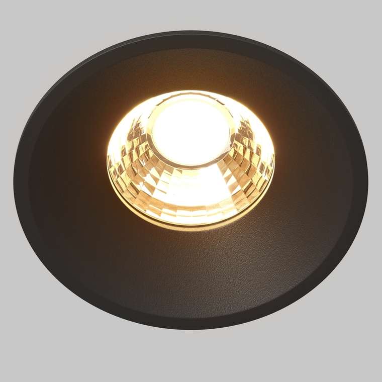 Встраиваемый светильник Technical DL058-12W2.7K-B Round Downlight
