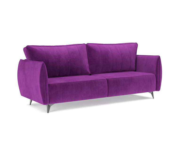 Прямой диван-кровать Осло фиолетового цвета