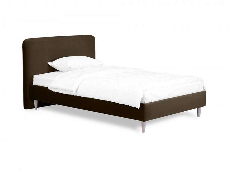 Кровать Prince Philip L 120х200 темно-коричневого цвета 