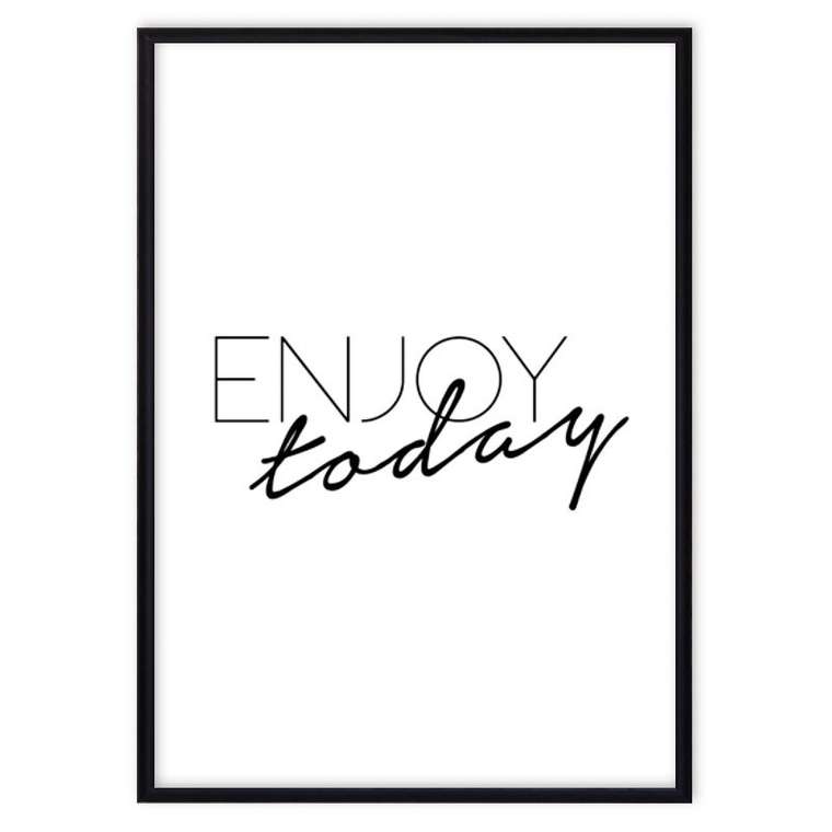 Постер в рамке Enjoy today 21х30 см