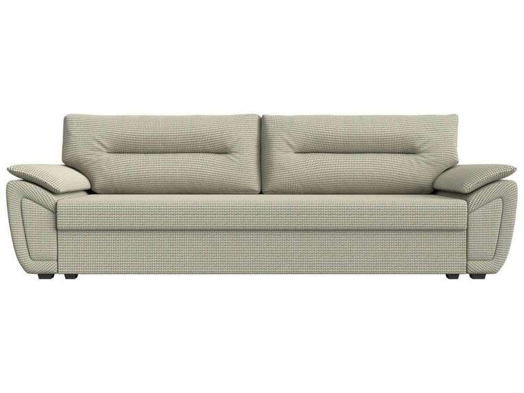 Прямой диван-кровать Нэстор Лайт серо-бежевого цвета