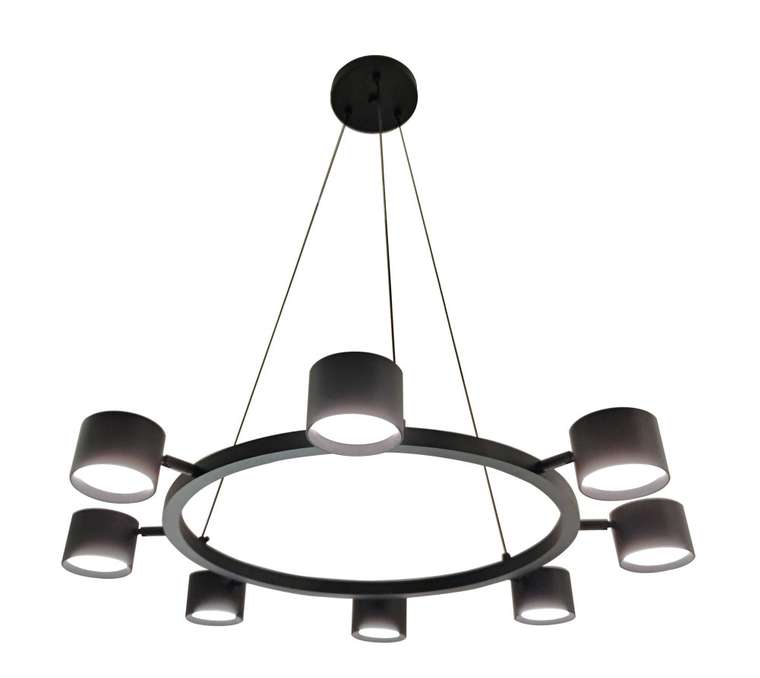 Подвесной светильник Edda MR2640-8P (металл, цвет черный)