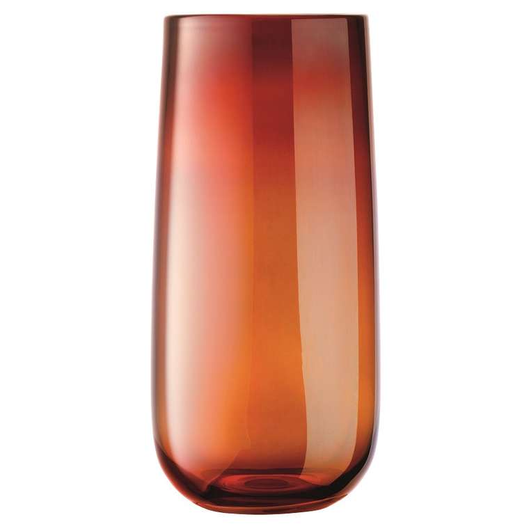 Ваза Forest 38 см терракотовая из выдувного стекла