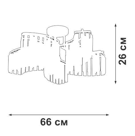 Хрустальная люстра V5884-0/10PL (хрусталь, цвет прозрачный)