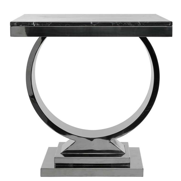 Приставной столик  со столешницей из искусственного мрамора