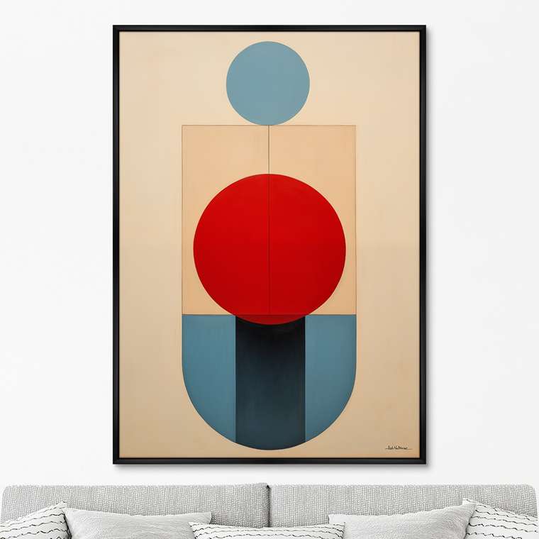Репродукция картины Vibrant colors and shapes, No 1, 2024г.