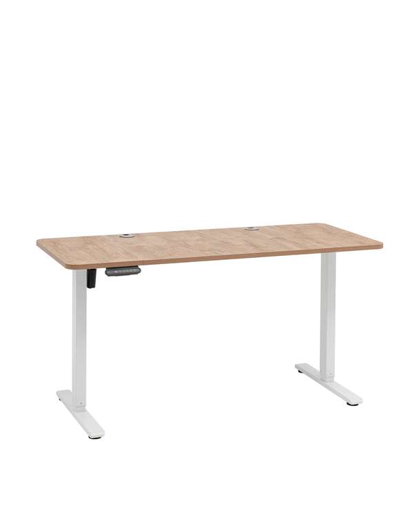 Письменный стол бело-бежевого цвета