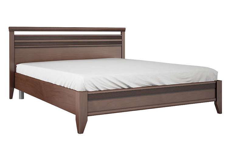 Кровать Адажио 140х200 коричневого цвета