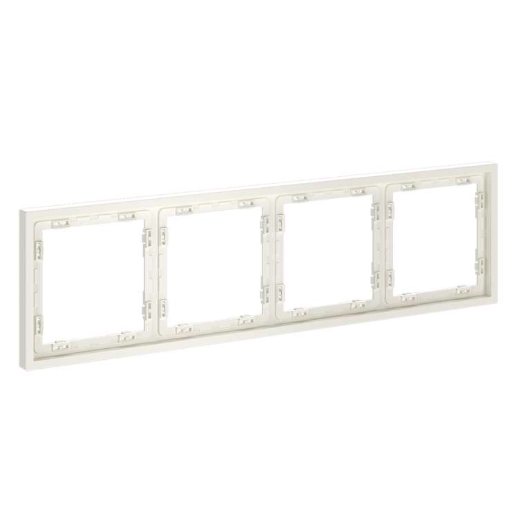 Рамка пластиковая VOLTUM S70 на 4 пост, (хлопок)