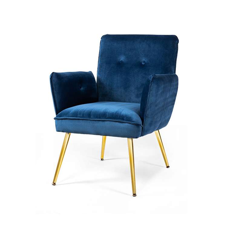 Кресло Nelda синего цвета