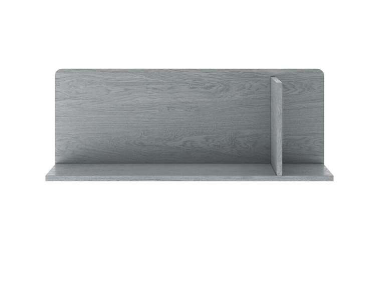 Настенная полка Fargo 90 серого цвета