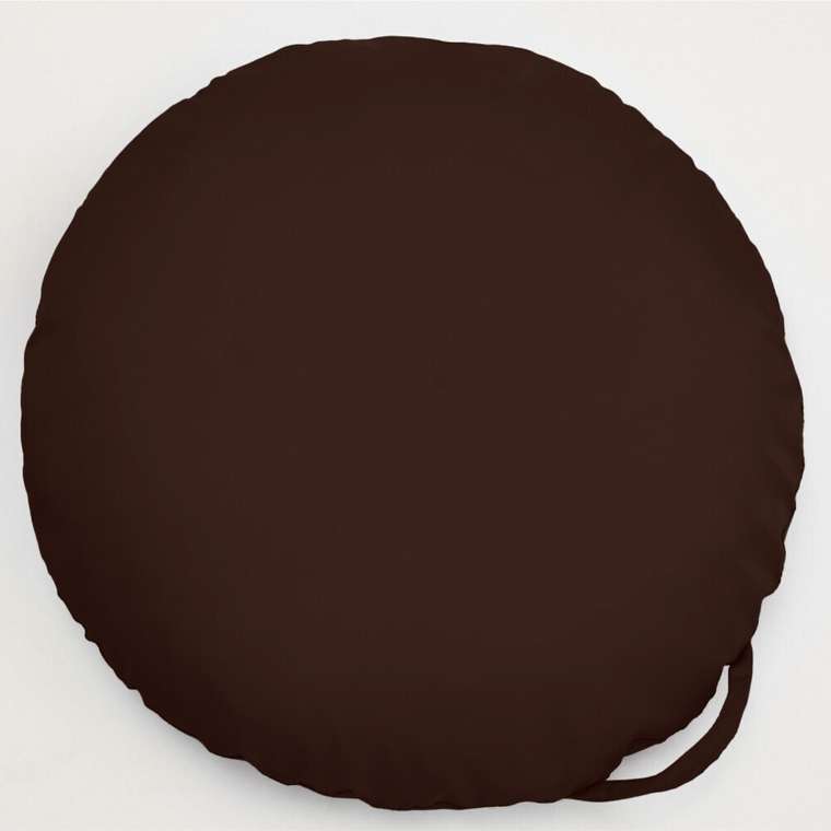 Подушка на пол Сидушка шоколадного цвета