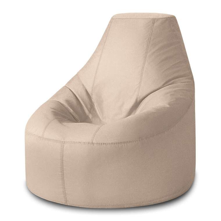 Кресло-пуф Люкс XXХХL-Комфорт цвета шампань