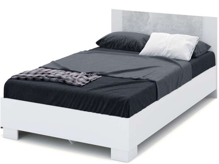 Кровать Аврора 120х200 белого цвета