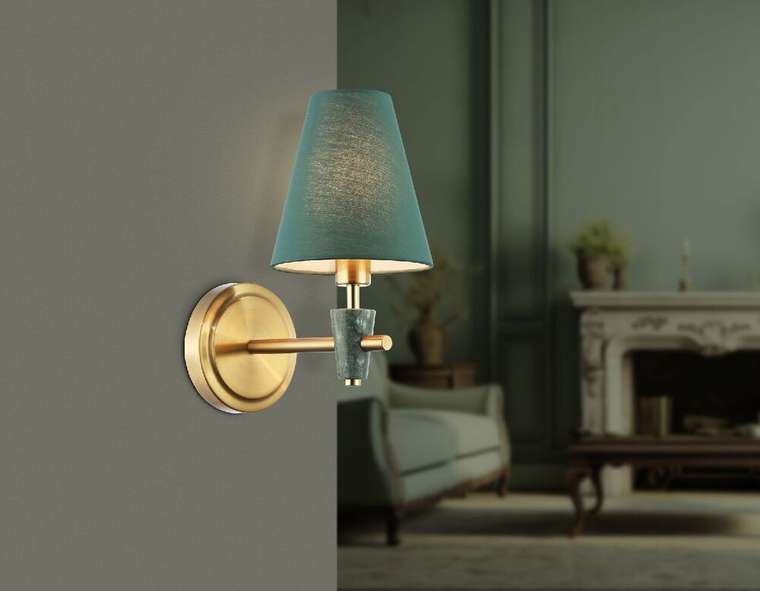 Бра Heigh Light LH75055 (ткань, цвет зеленый)