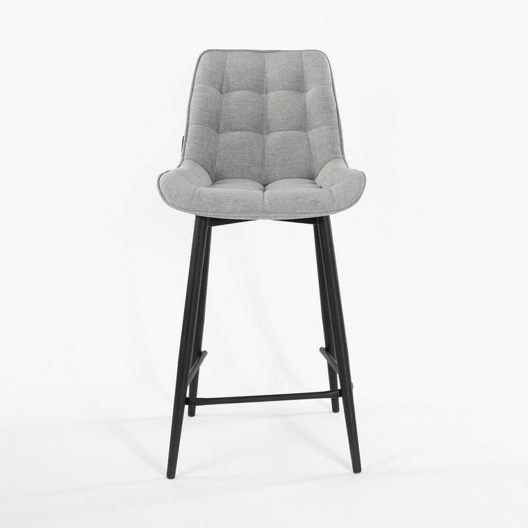Полубарный стул Толедо светло-серого цвета