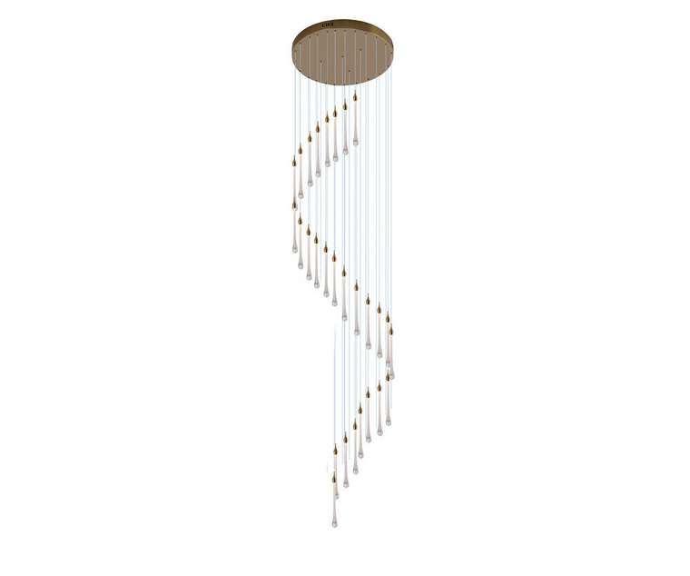 Подвес Асмер латунь d60 h500 Led 84W (3000К)