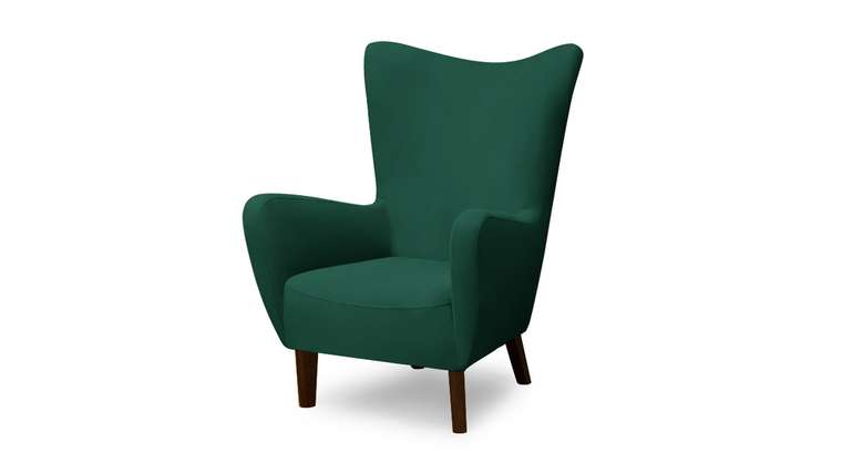 Кресло Лестер зеленого цвета