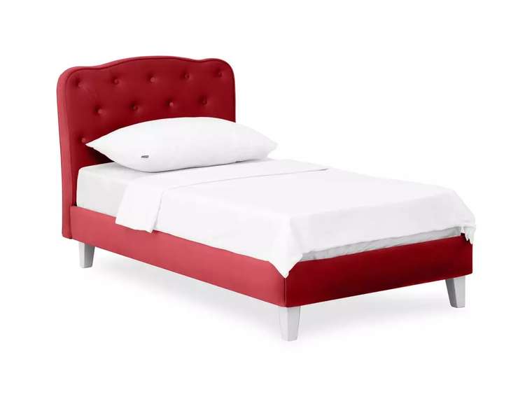 Кровать Candy 80х160 красного цвета