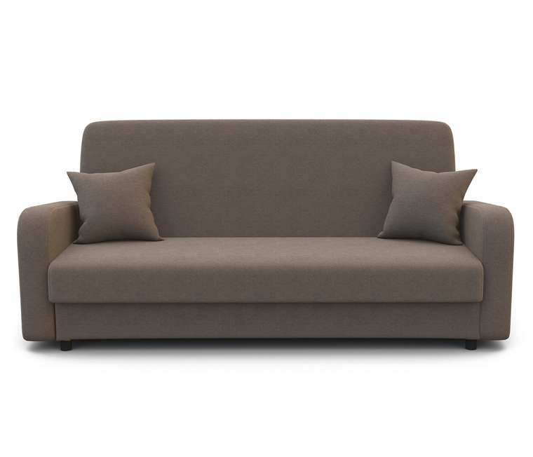 Диван-книжка Мелодия 120 серо-коричневого цвета