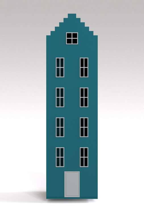 Шкаф-домик Брюгге Maxi цвета мурена