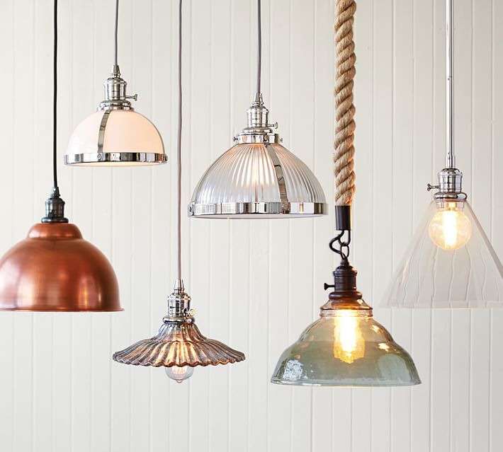 Подвесная лампа Ribbed Glass