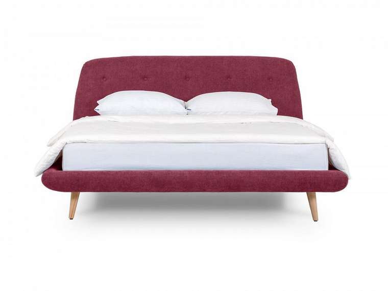 Кровать Loa красного цвета 160x200