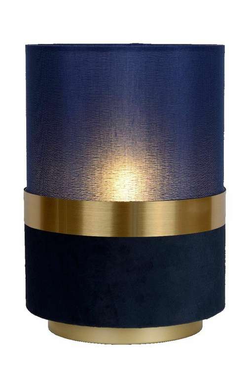 Настольная лампа Extravaganza Tusse 10508/01/35 (ткань, цвет синий)
