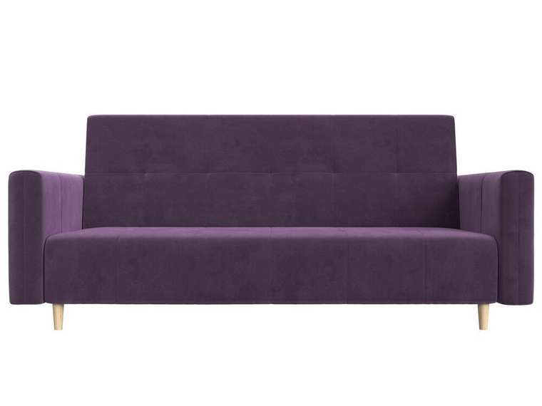 Прямой диван-кровать Вест фиолетового цвета