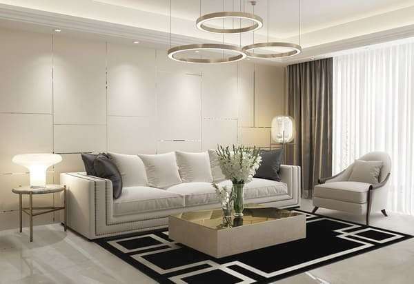 Ковер Hampton 200х300 черного цвета
