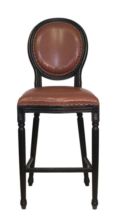 Барный стул Filon Brown с каркасом из массива каучукового дерева