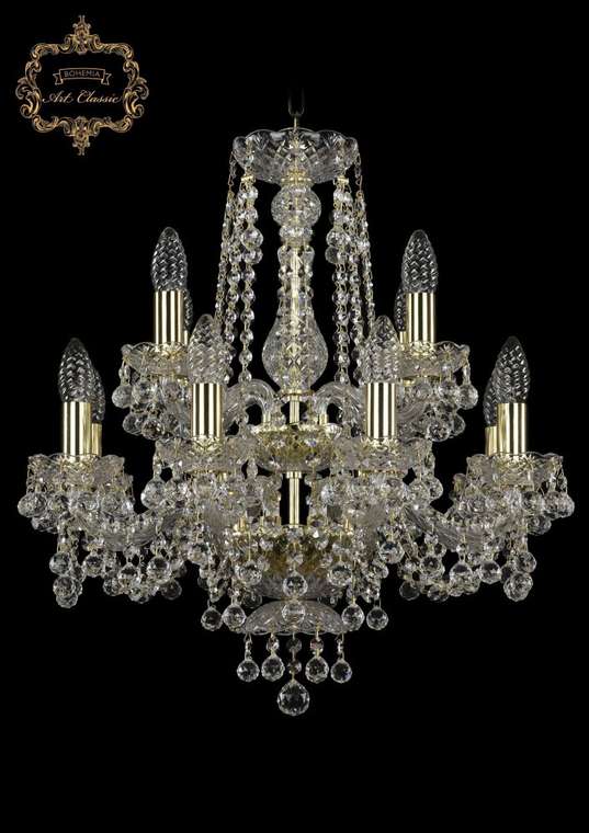 Хрустальная подвесная люстра Art Classic 46327 11.26.8+4.165.2d.Gd.B подсвечник
