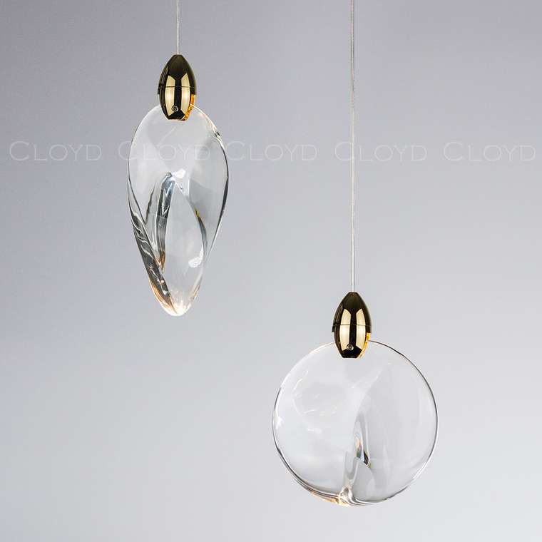 Подвесной светильник Cloyd GLOCK-C P2 / ?20 см - золото