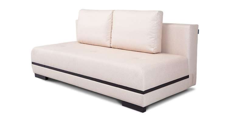 Прямой диван-кровать Марио молочного цвета