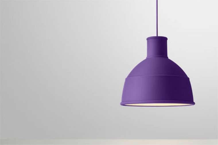 Светильник подвесной "Unfold pendant purple"