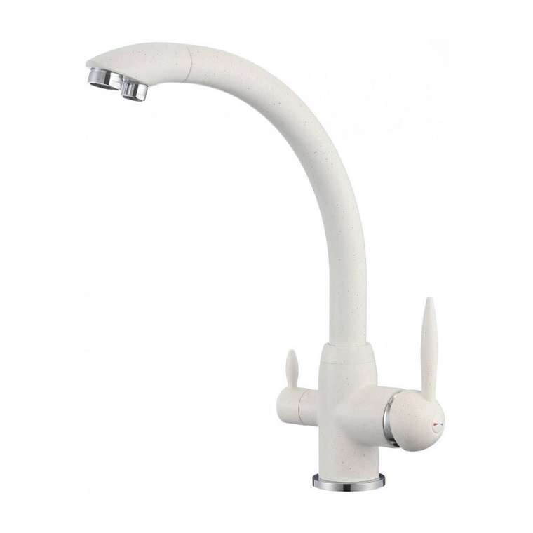 Смеситель для кухни с подключением к фильтру Savol S-L1699W, белый