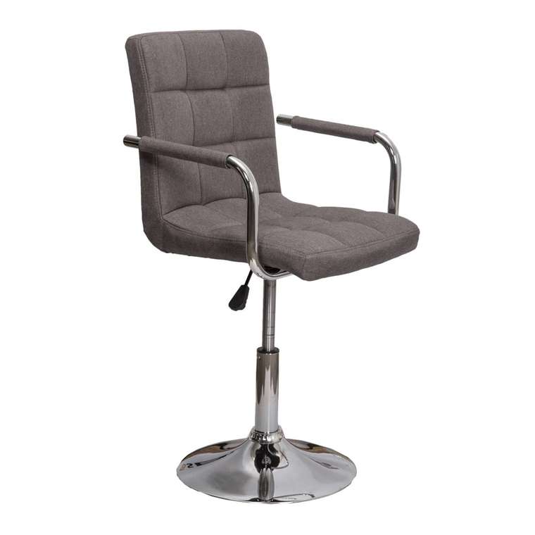 Полубарный стул Rosio серого цвета