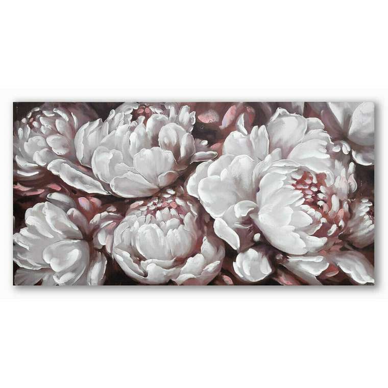 Картина 120 x 3 x 60 cm Цветы романтик (2 штук)