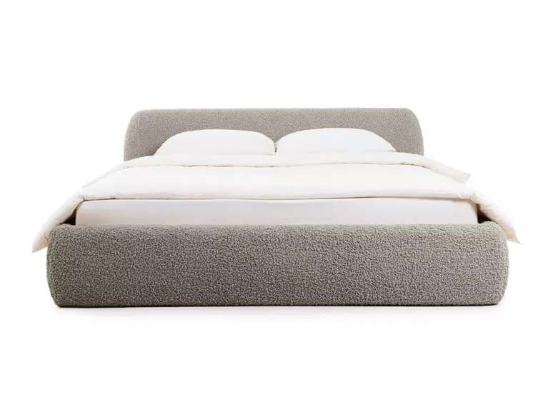 Кровать Sintra 160х200 серого цвета без подъемного механизма 