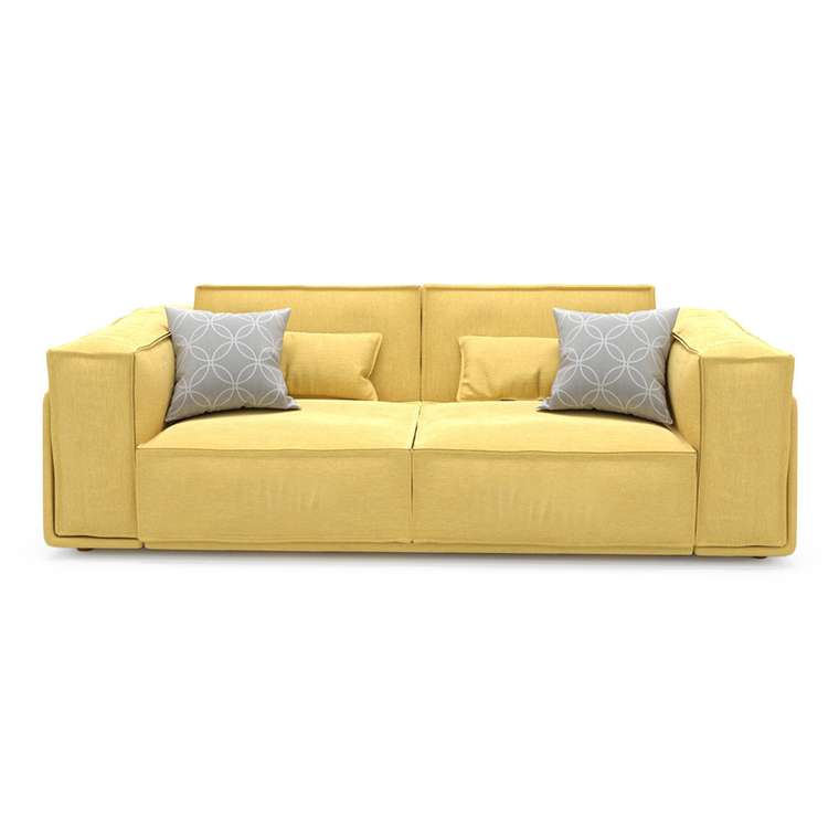  Диван-кровать Vento Classic long двухместный желтого цвета