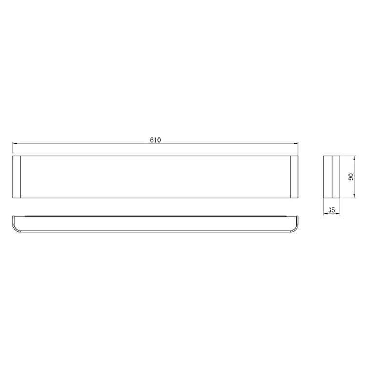 Настенный светильник Egeo 8908 (алюминий, цвет белый)