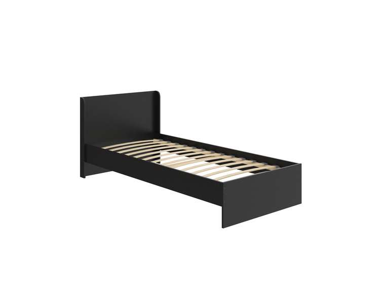Кровать Practica 90х190 черного цвета 