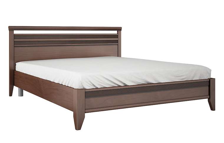 Кровать Адажио 160х200 коричневого цвета