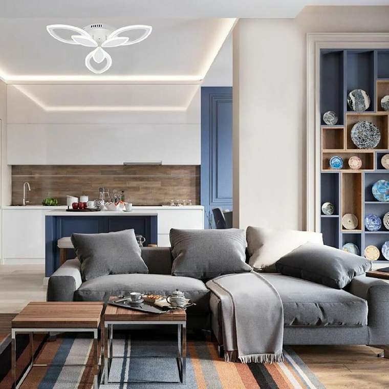 Потолочная люстра Gentle 10287/3LED (акрил, цвет белый)